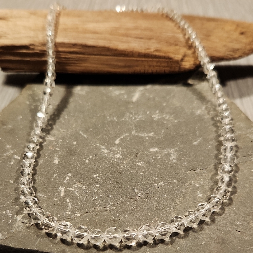 Deb Guyot Faceted Clear Quartz EUC